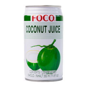 FOCO Kokosový nápoj s dužinou 350 ml (24ks/1krt)