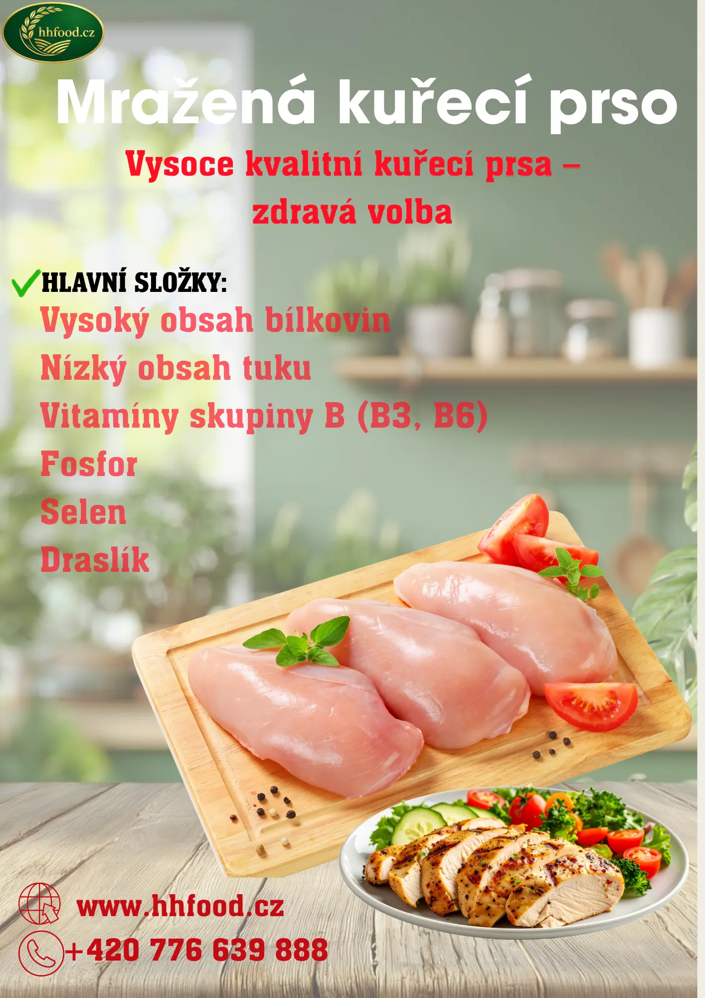 Mražené kuřecí prso SEARA 12kg (6ks x 2kg/1krt) 2 Mražené kuřecí prso SEARA 12kg (6ks x 2kg/1krt) - Obrázek 2